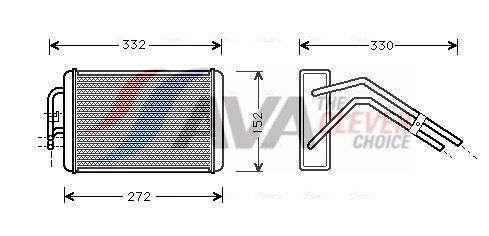 Wärmetauscher, Innenraumheizung