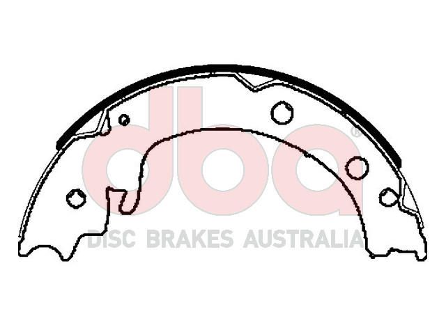 Street Series Brake Shoes [Holden / Suzuki Parking Brake 200mm] - TecDoc Only