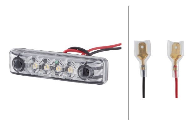 VF FEU POSITION 4LED BLANC 24V