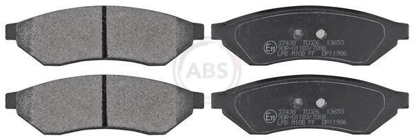 Brake Pad Set, disc brake 37438