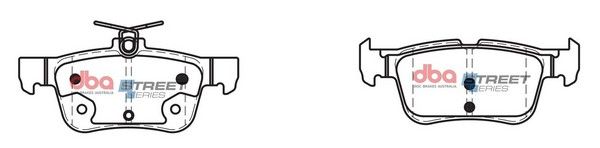 DBA SS STREET SERIES BRAKE PADS [ Ford Mondeo, Focus 2014 - On R ] - TecDoc Only