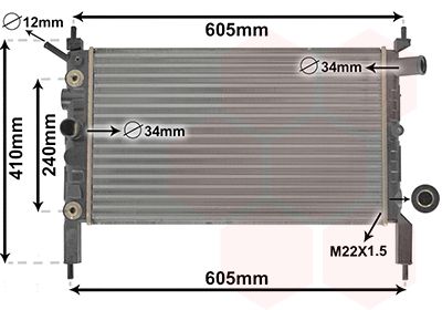 VAN WEZEL 37002026 - K&uuml;hler, Motork&uuml;hlung