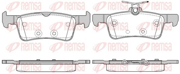 Brake Pad Set, disc brake 1563.10