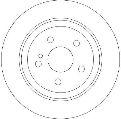 TRW BRAKE DISC - TWIN PACK - TecDoc 2