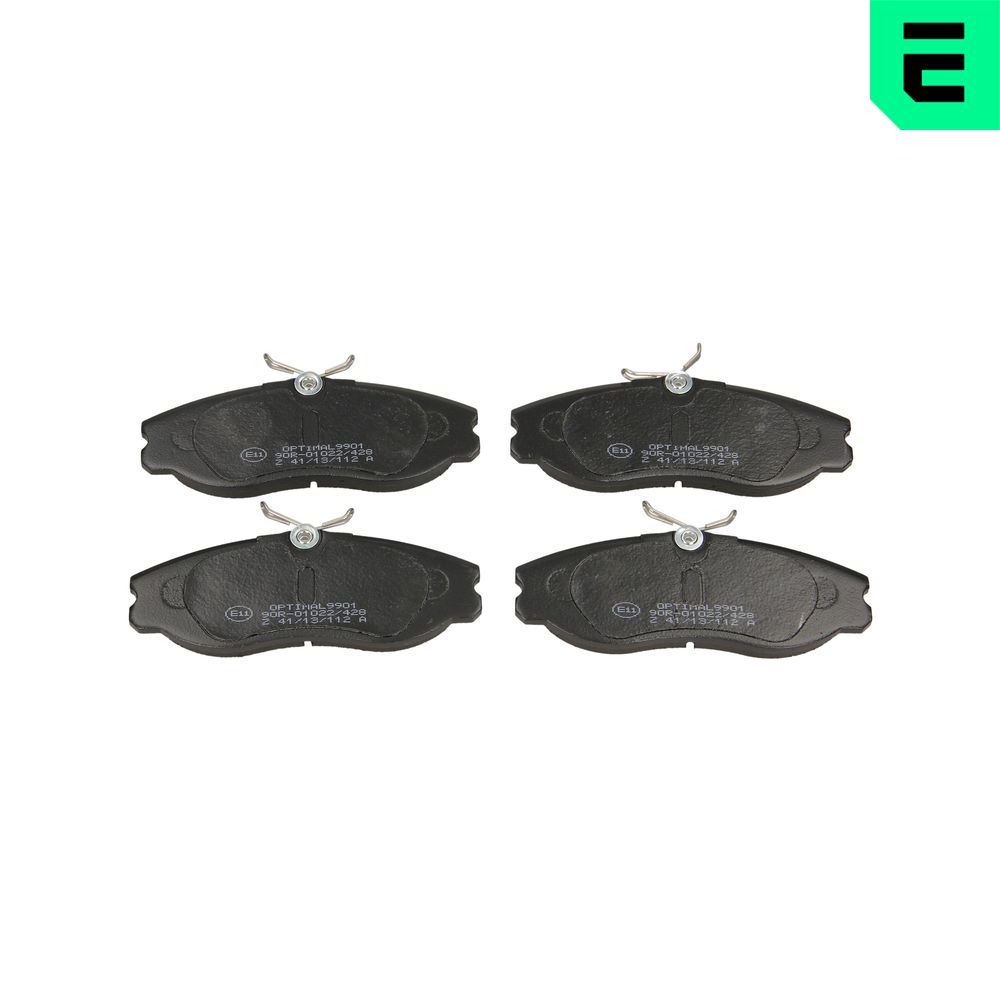 OPTIMAL BP-09901 - Bremsbelagsatz, Scheibenbremse