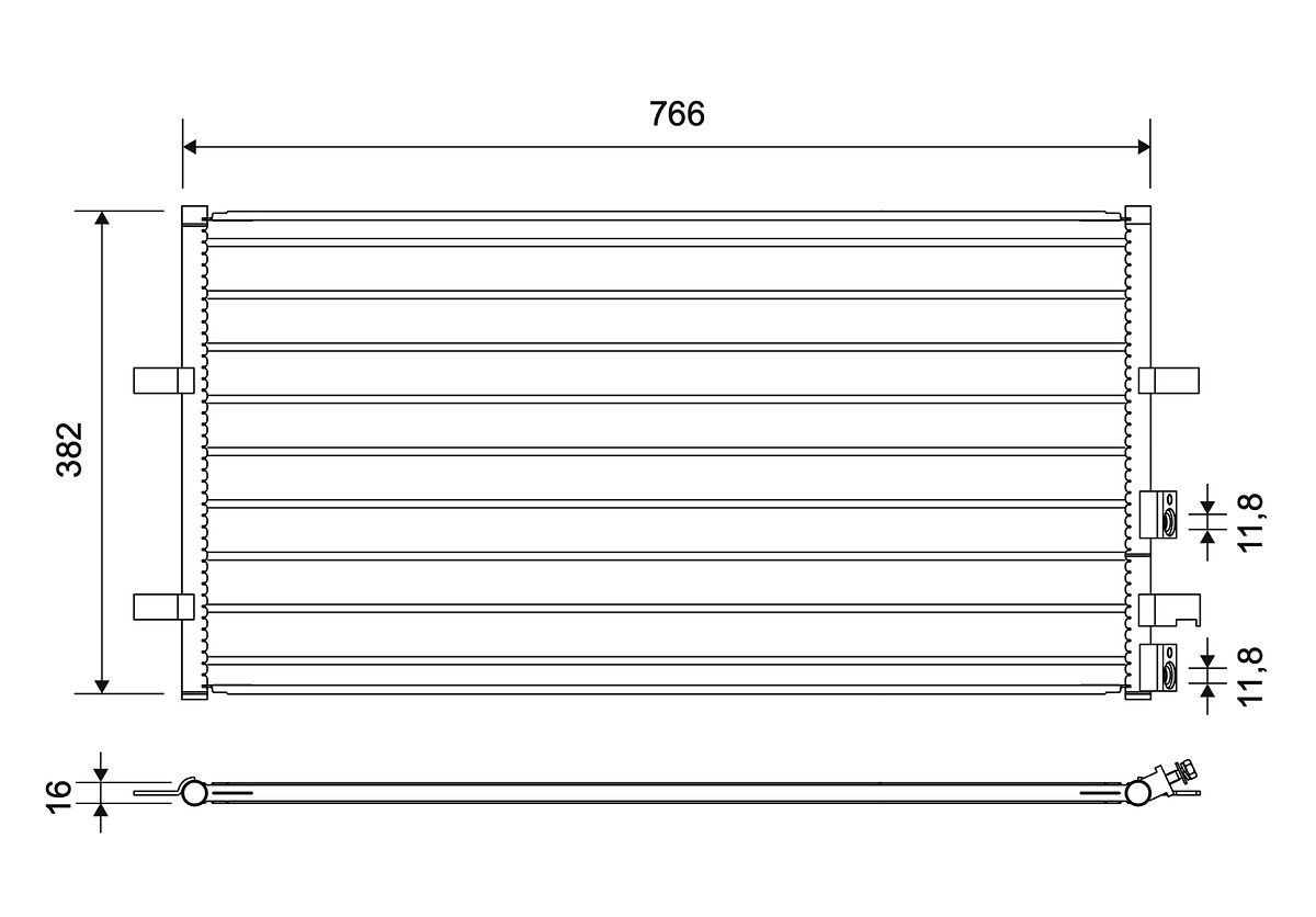 Kondensator, Klimaanlage