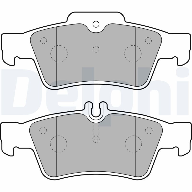 Brake Pad Set, disc brake LP1868