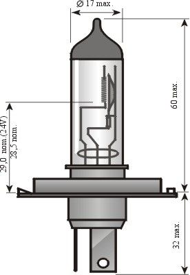 Gl&uuml;hlampe, Fernscheinwerfer