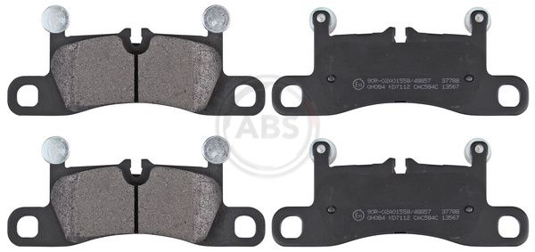 Brake Pad Set, disc brake 37788