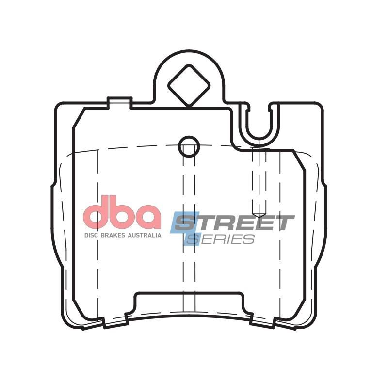 DBA SS STREET SERIES BRAKE PADS [ Mercedes Benz S Class 1998 - 2013 & On R ] - TecDoc Only