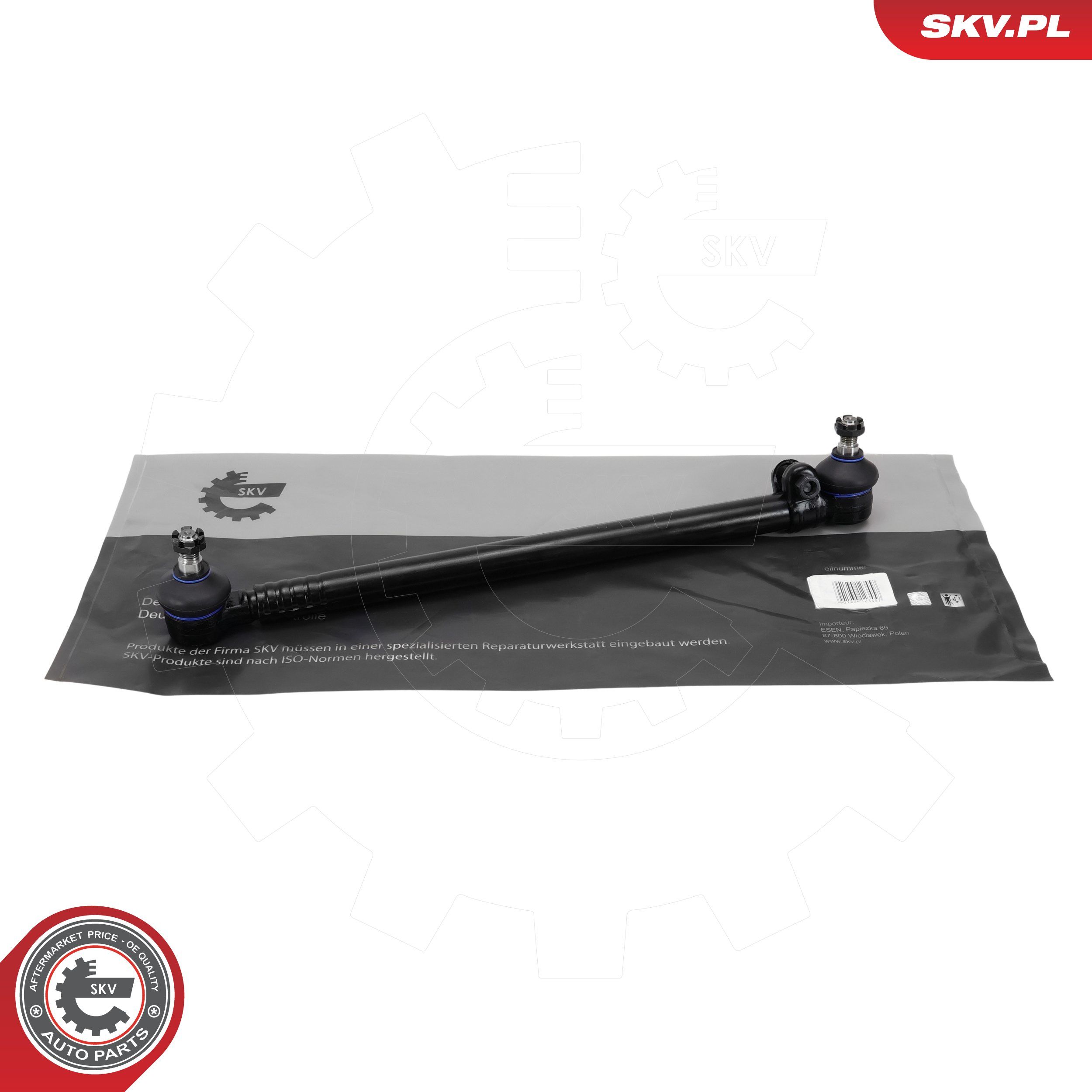 Axialgelenk, Spurstange