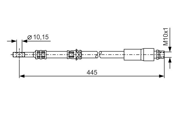 BOSCH 1 987 476 455 Brake Hose