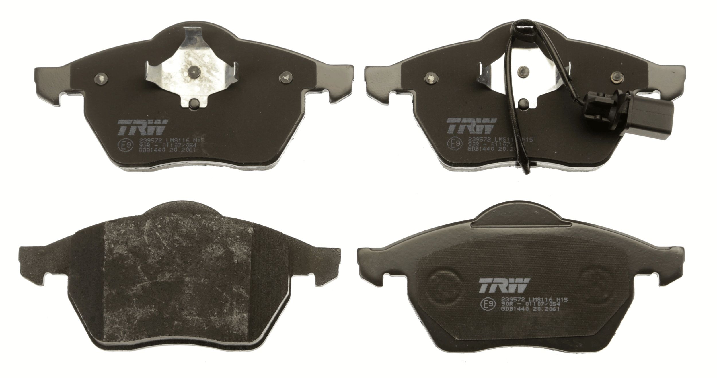 TRW DISC BRAKE PADS - TecDoc 2