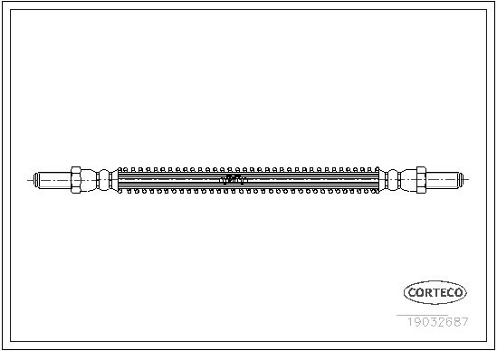 FLEXIBLE DE FREIN DAIMLER LIMOUS  0705