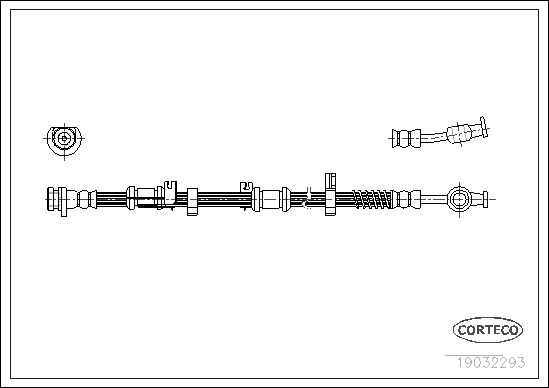 FLEXIBLE DE FREIN LAND ROVER RAN  0705