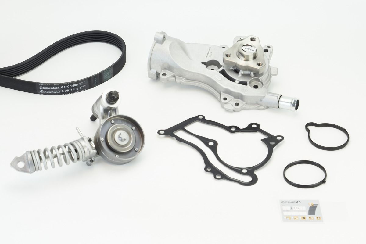 CONTINENTAL CTAM 6PK1400WP1 - Wasserpumpe + Keilrippenriemensatz