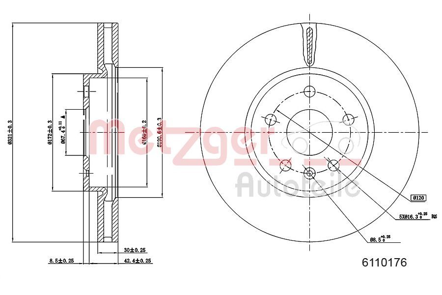 Brake Disc 6110176