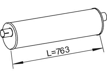 DINEX 28336 - Mittelschalld&auml;mpfer