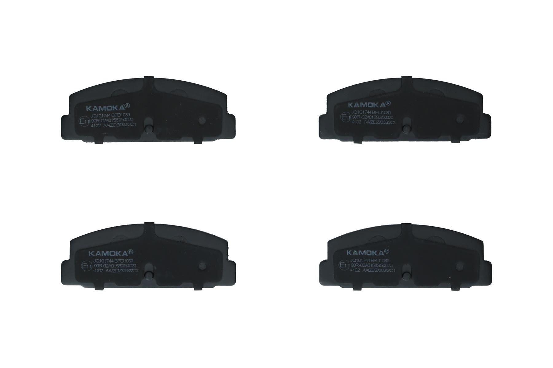 KAMOKA JQ101744 - Bremsbelagsatz, Scheibenbremse