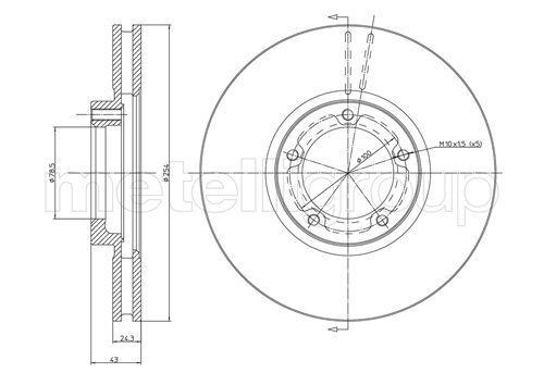 Brake Disc 800-459