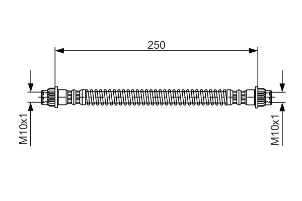 BRP BRH611139 Brake Hose