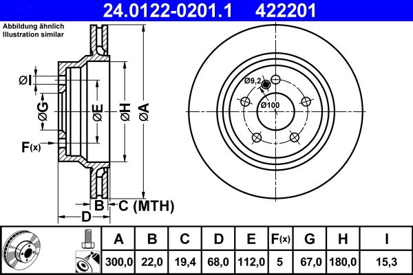 Тормозной диск 24.0122-0201.1