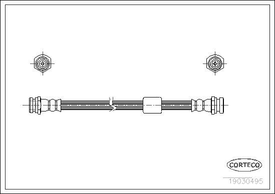 FLEXIBLE DE FREIN MAZDA 323  0705