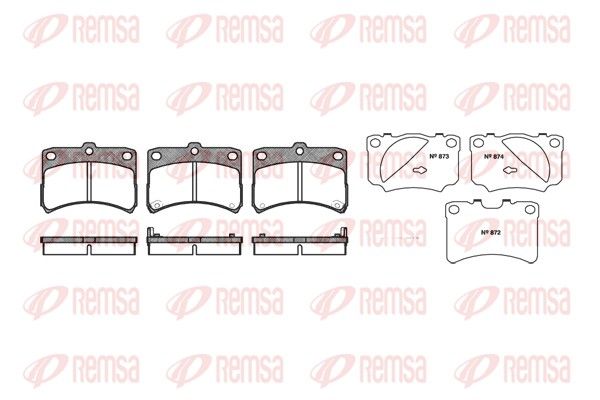 Premium Front Brake Pad Set Premium Front Brake Pad Set