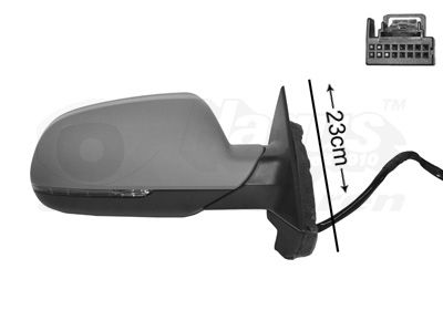 VAN WEZEL 0338808 - Au&szlig;enspiegel * HAGUS *