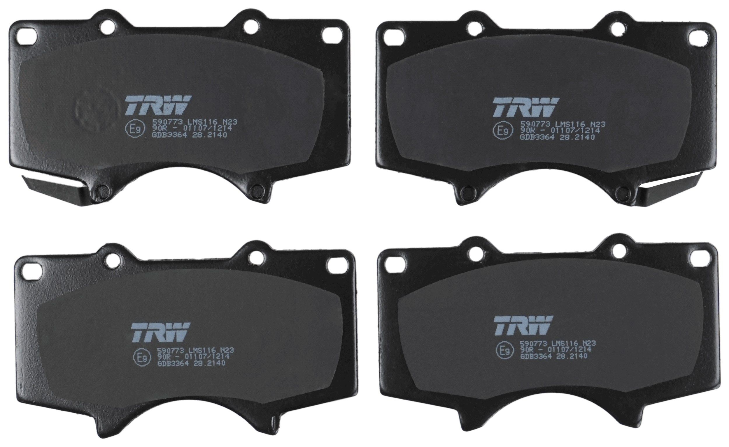 TRW DISC BRAKE PADS - TecDoc 2