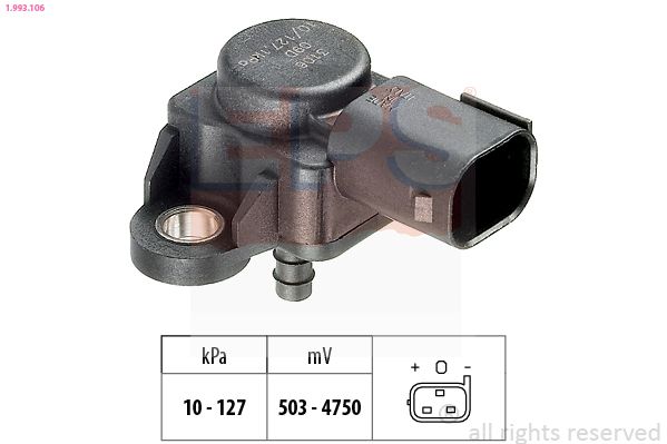 Air Pressure Sensor, altitude adaption 1.993.106