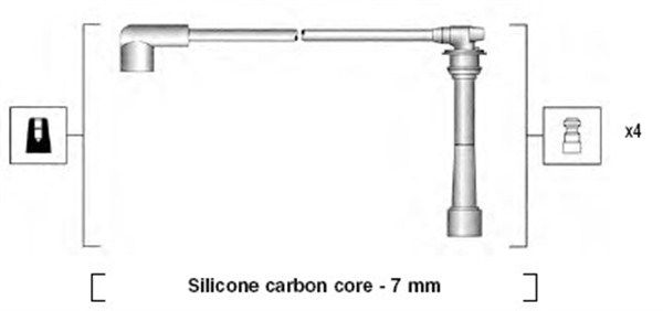 MAGNETI MARELLI 941295110882 Ignition Cable Kit