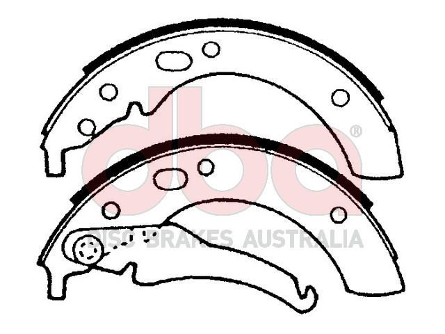 Street Series Brake Shoes [BMW 316/320/1800/2000 250mm] - TecDoc Only
