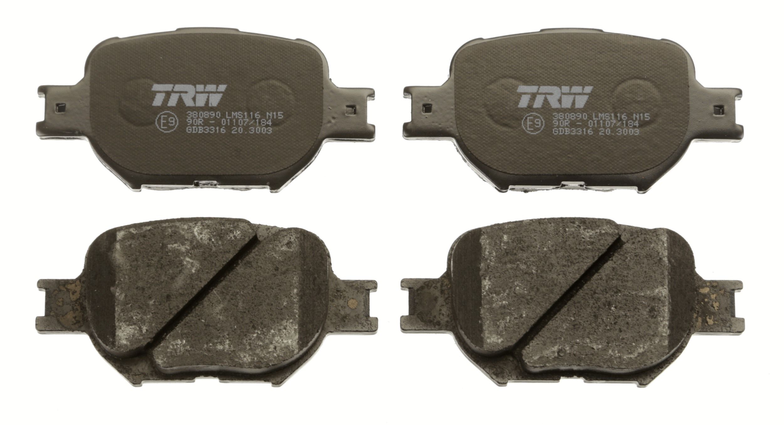 TRW DISC BRAKE PADS - TecDoc 2