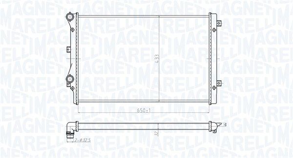 Radiator, engine cooling 350213852000