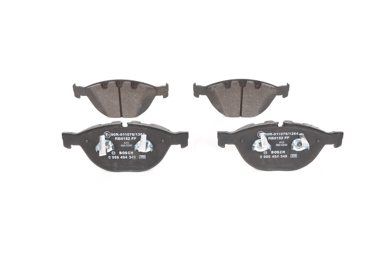 Brake Pad Set, disc brake 0 986 494 349