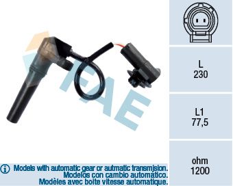 Drehzahlsensor, Automatikgetriebe