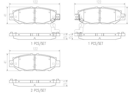 LEXUS GS300 JZS 95-04 (RR) - TecDoc 1