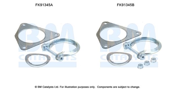 BM CATALYSTS FK91345 - Montagesatz, Katalysator