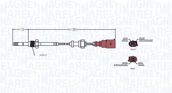 Sensor, Abgastemperatur