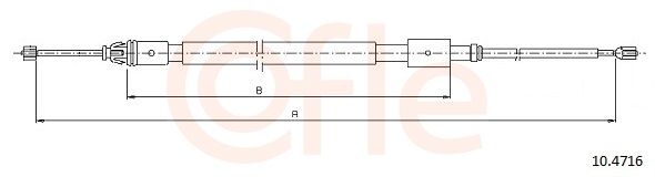 COFLE 10.4716 - Seilzug, Feststellbremse