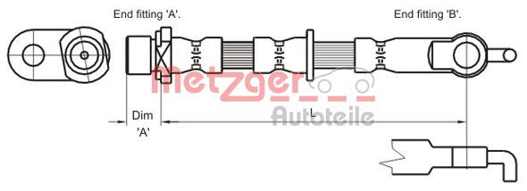 Brake Hose 4110002