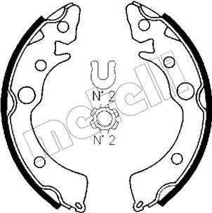 Brake Shoe Set 53-0150