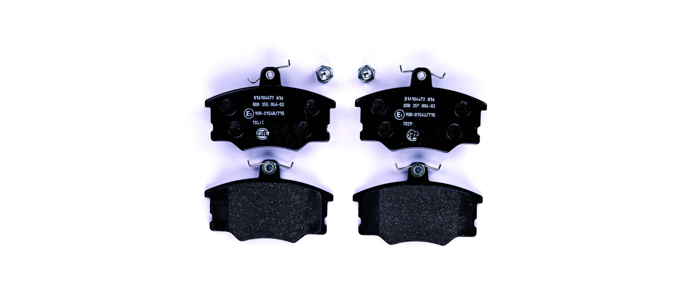 Bremsbelagsatz, Scheibenbremse