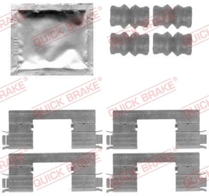 Accessory Kit, disc brake pad 109-1798