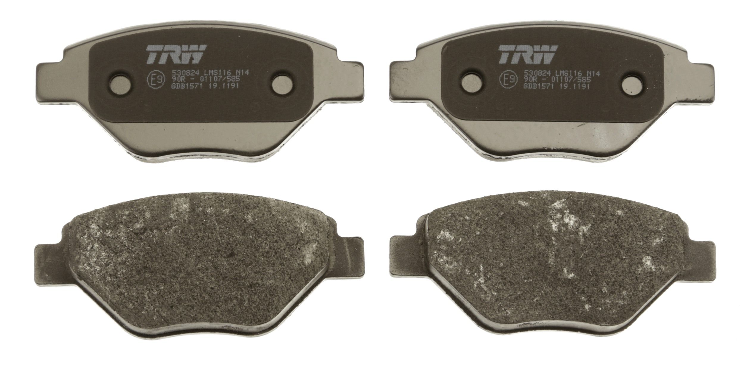 TRW DISC BRAKE PADS - TecDoc 2