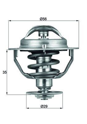 Thermostat, coolant TX 73 82D