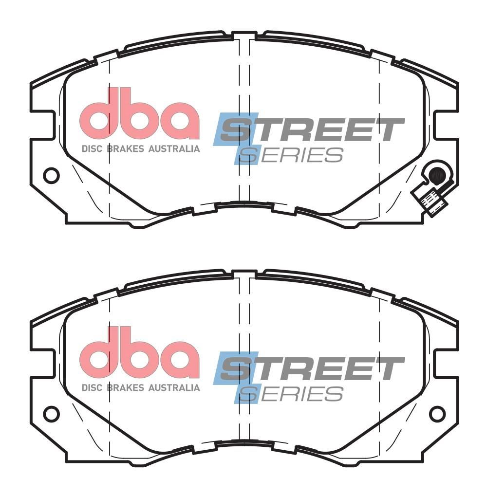 DBA SS STREET SERIES BRAKE PADS [ Isuzu & Subaru 1990-96 F ] - TecDoc Only