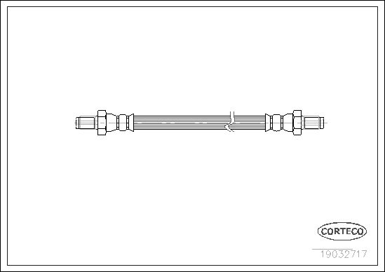 FLEXIBLE DE FREIN TOYOTA CARINA-  0705