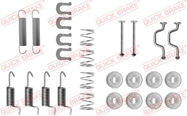 QUICK BRAKE 105-0810 - Zubeh&ouml;rsatz, Feststellbremsbacken
